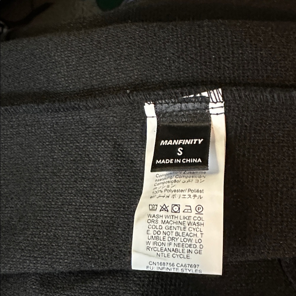 Manfinity Charcoal Gray Jacket Oversized - image 3